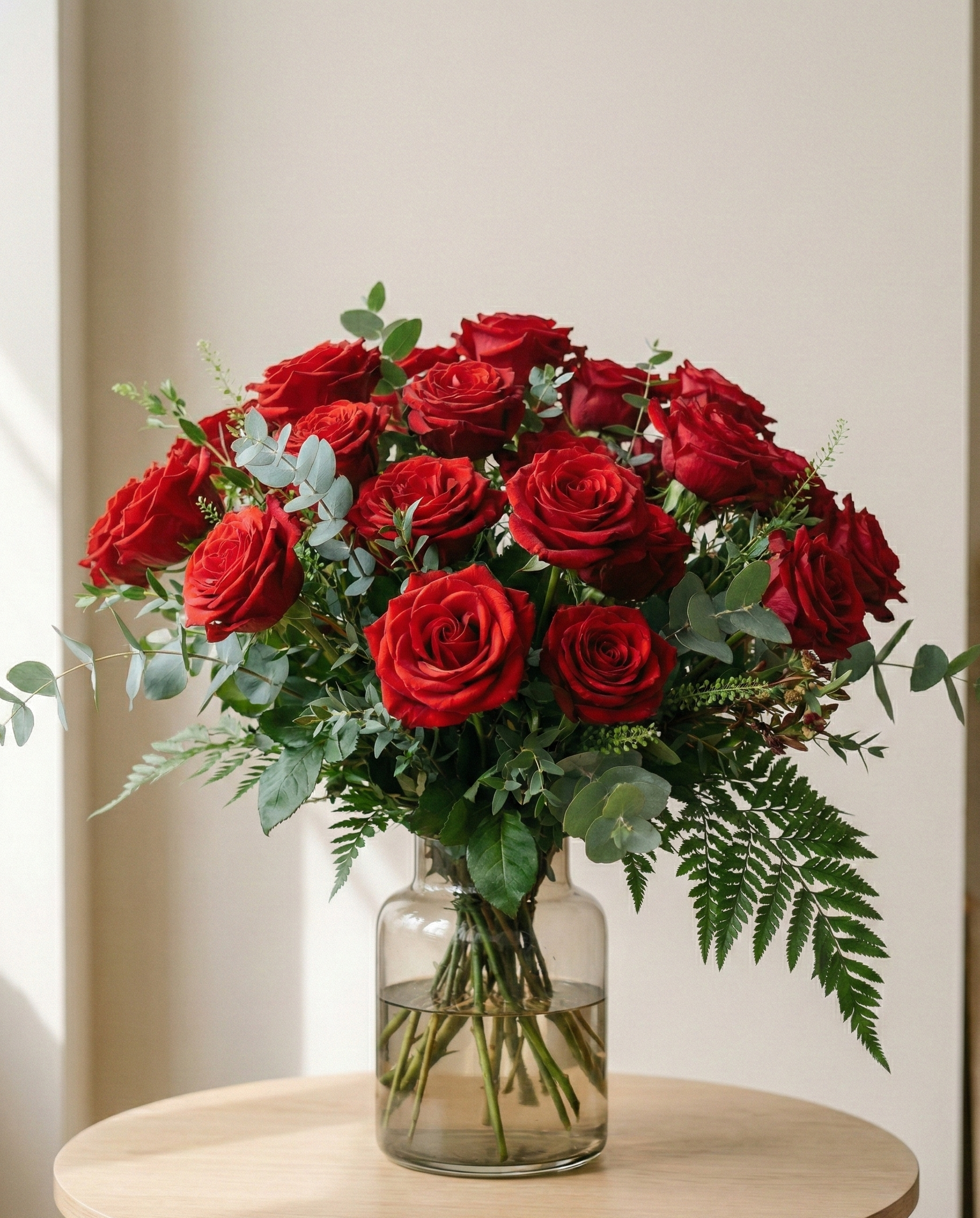 Bouquet de fleurs rouge